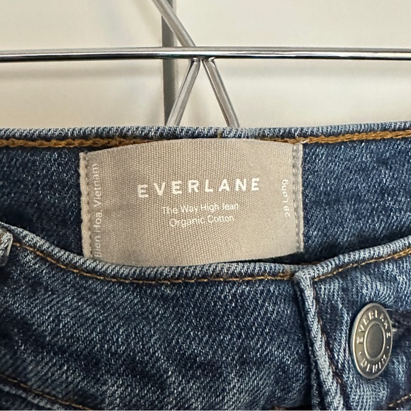 Everlane The Way High Jean - Vintage Indigo 28 Long - Picture 4 of 10